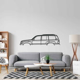 LX470 1999 Classic Silhouette Metal Wall Art